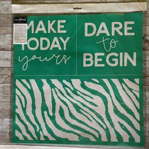 Chalk Couture Dare to Begin - size D Transfer - NEW in package